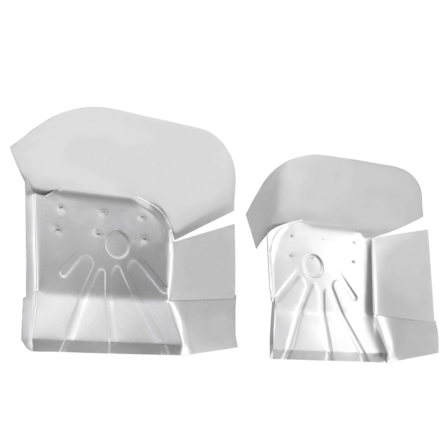 YIKATOO® Rear Floor Pans Silver LH RH For 1978-1988 El Camino,Malibu, Regal,Monte Carlo -junior