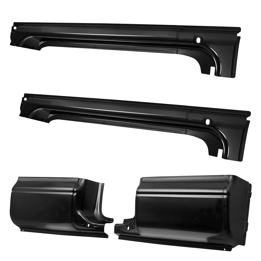 YIKATOO® Rocker Panel & Cab Corner Kit FOR 1997-2004 Dodge Dakota 2 door Extended/Club Cab -junior