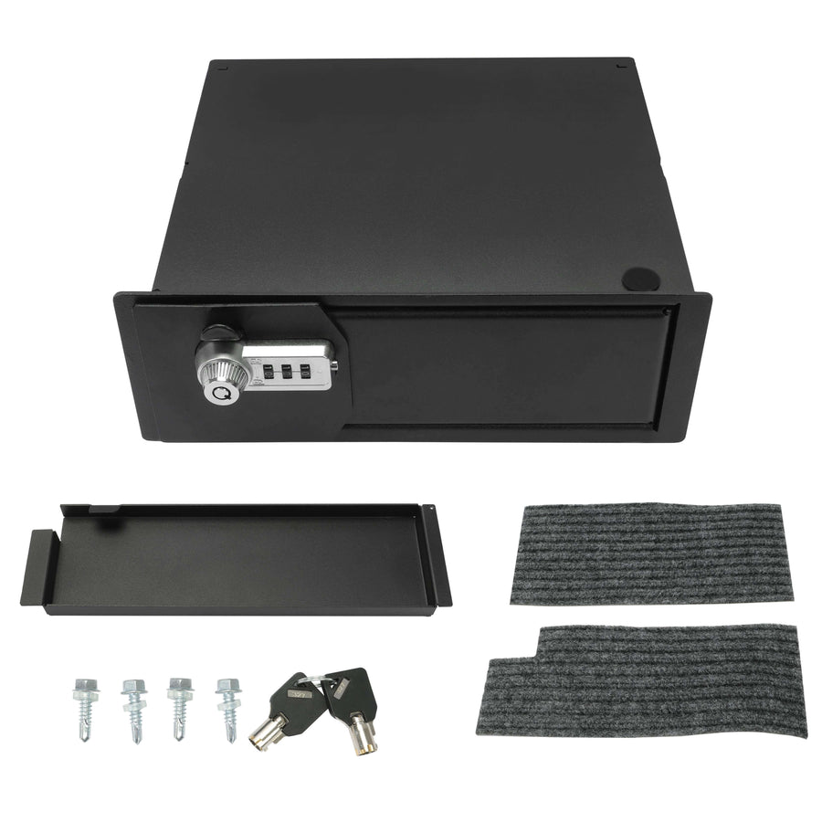 YIKATOO® Insert Center Console Safe Gun Storage Box FOR Ford F-150 F150/RAPTOR 2009-2014 -junior