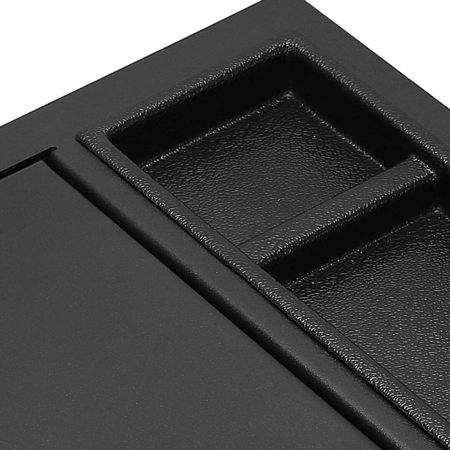 YIKATOO® Center Console Safe Metal Storage Box For Toyota Sequoia 2008-2021 & Tundra 2007-2013 -junior