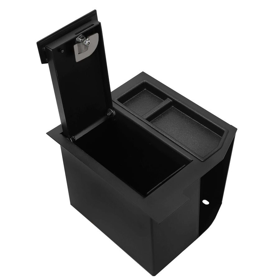 YIKATOO® Center Console Safe Metal Storage Box For Toyota Sequoia 2008-2021 & Tundra 2007-2013 -junior