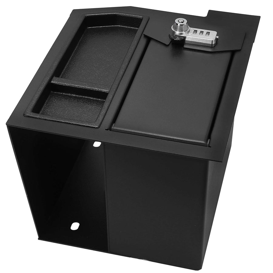 YIKATOO® Center Console Safe Metal Storage Box For Toyota Sequoia 2008-2021 & Tundra 2007-2013 -junior