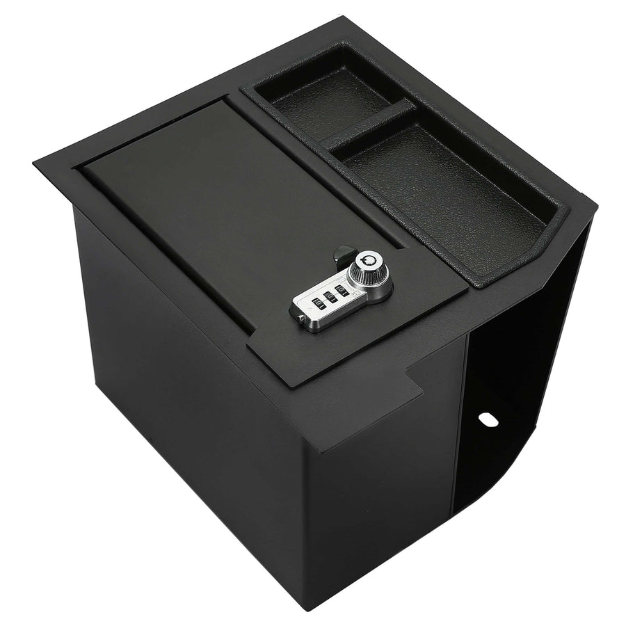 YIKATOO® Center Console Safe Metal Storage Box For Toyota Sequoia 2008-2021 & Tundra 2007-2013 -junior