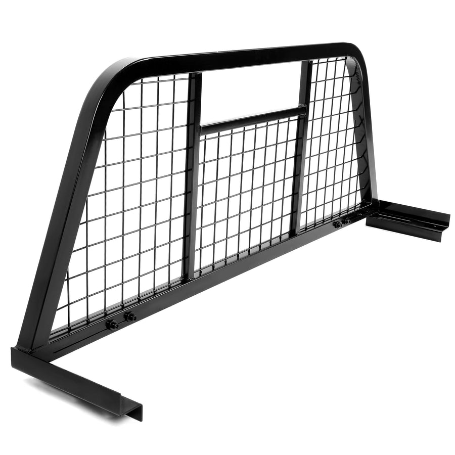 YIKATOO® Universal Design Black Extendable Steel Headache Rack For full-size pickup truck -junior