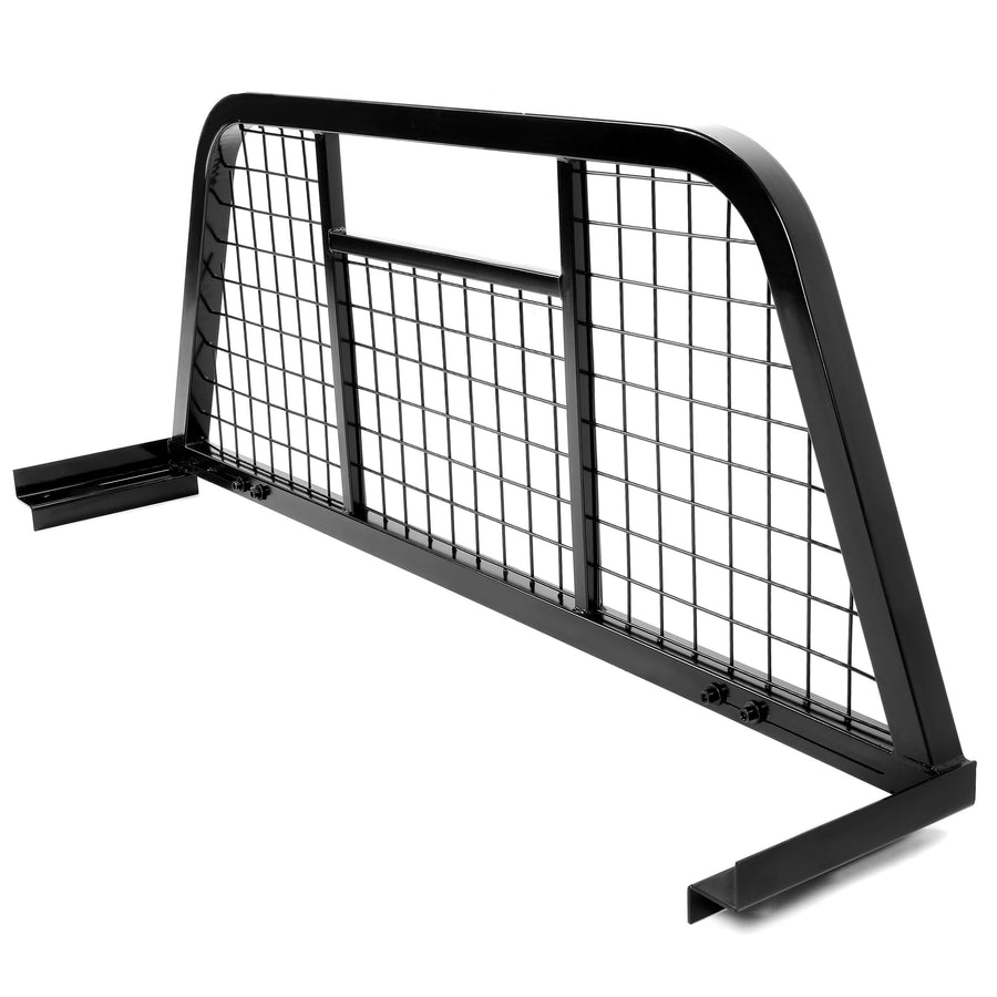 YIKATOO® Universal Design Black Extendable Steel Headache Rack For full-size pickup truck -junior