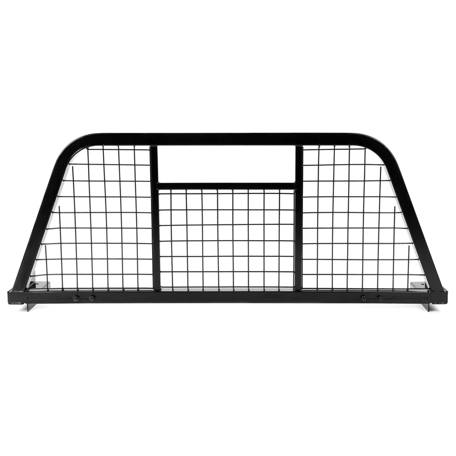 YIKATOO® Universal Design Black Extendable Steel Headache Rack For full-size pickup truck -junior
