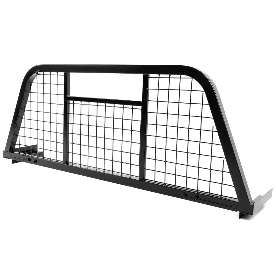 YIKATOO® Universal Design Black Extendable Steel Headache Rack For full-size pickup truck -junior