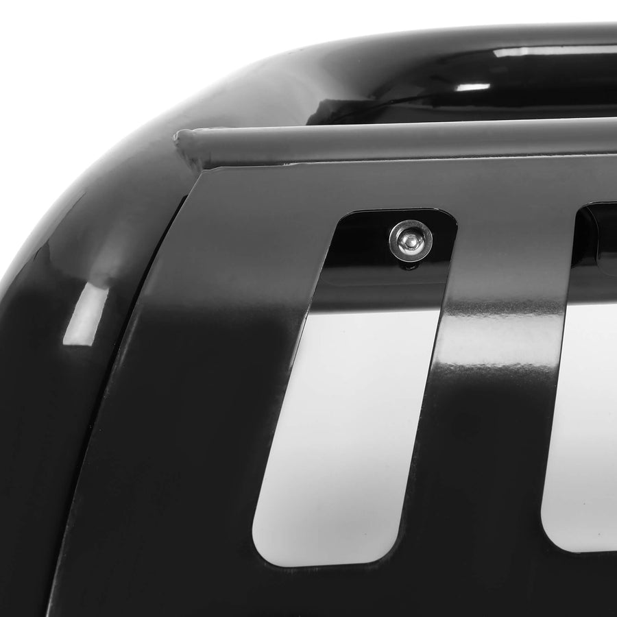 YIKATOO® Bull Bar Front Bumper Grille Guard Black Steel Compatible with 2005-2010 Dodge Dakota 2011 Ram Dakota 2006-2009 Mitsubishi Raider All Models -junior