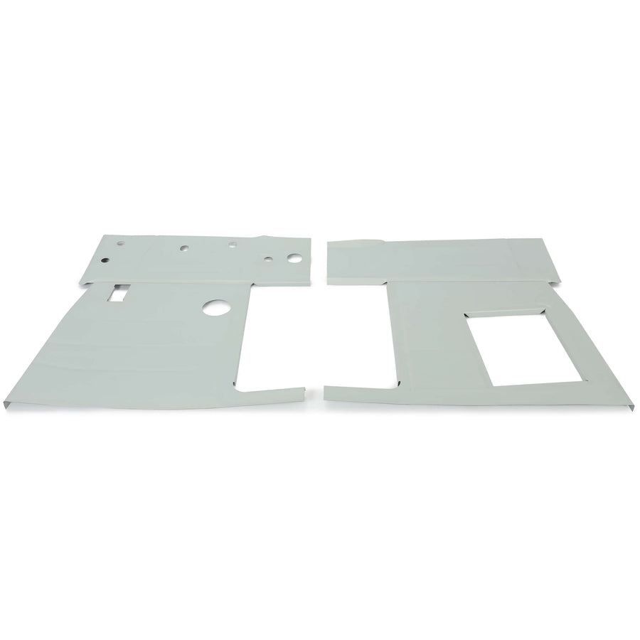 YIKATOO® Steel Floor Pan Front Pair Panel Compatible with 1947-1954 Chevrolet (First Series) & GMC Pick-Up & Panel Truck - Galvanized Silvery -junior