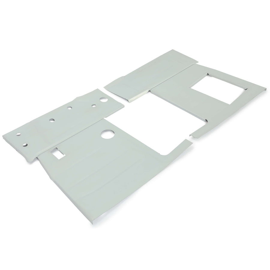 YIKATOO® Steel Floor Pan Front Pair Panel Compatible with 1947-1954 Chevrolet (First Series) & GMC Pick-Up & Panel Truck - Galvanized Silvery -junior