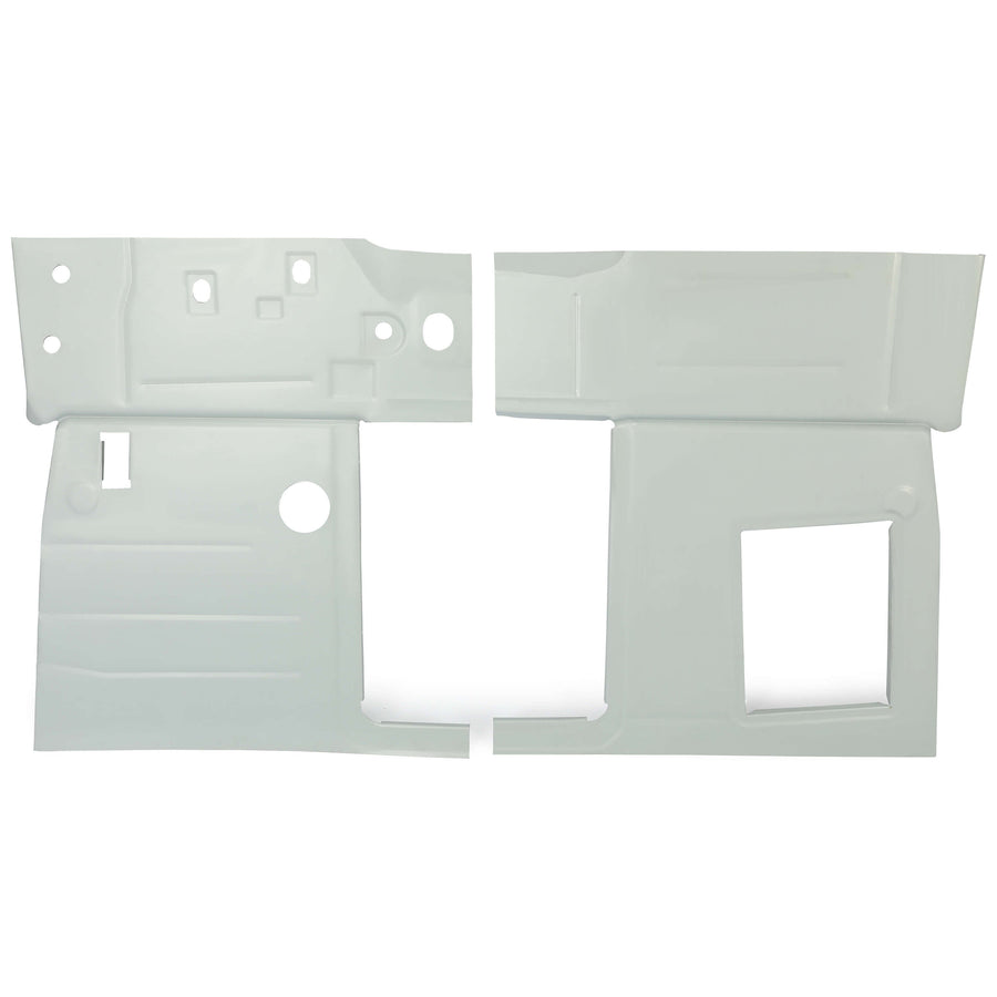 YIKATOO® Steel Floor Pan Front Pair Panel Compatible with 1947-1954 Chevrolet (First Series) & GMC Pick-Up & Panel Truck - Galvanized Silvery -junior