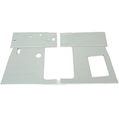 YIKATOO® Steel Floor Pan Front Pair Panel Compatible with 1947-1954 Chevrolet (First Series) & GMC Pick-Up & Panel Truck - Galvanized Silvery -junior
