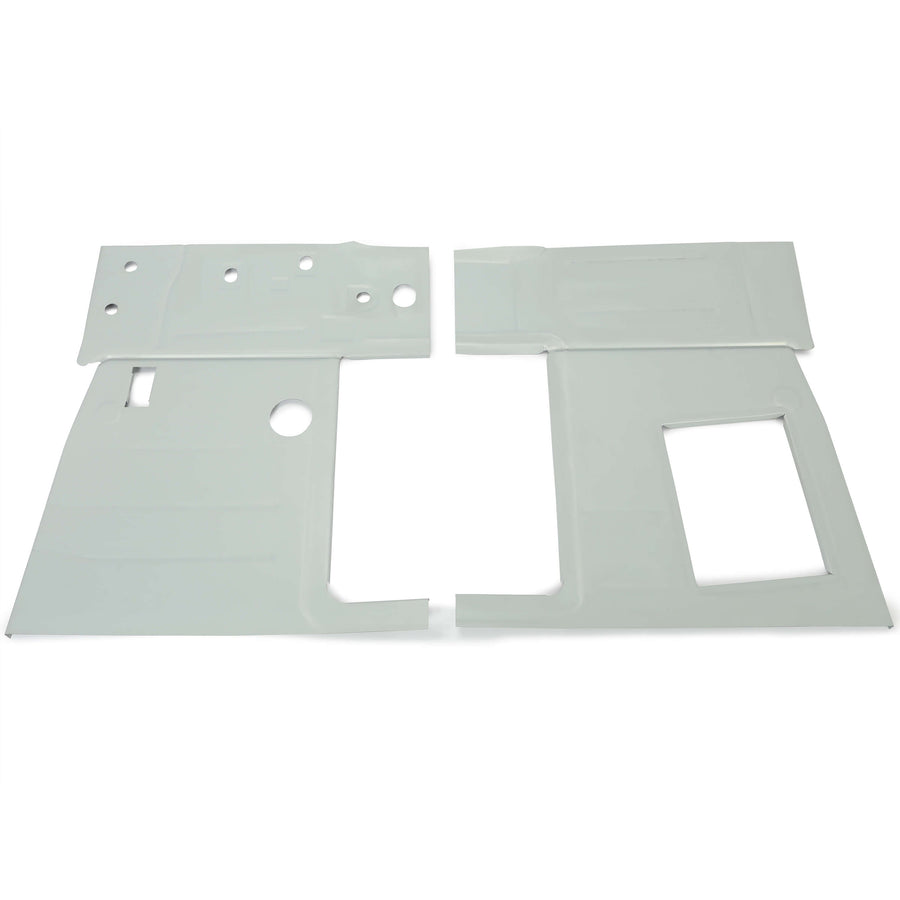 YIKATOO® Steel Floor Pan Front Pair Panel Compatible with 1947-1954 Chevrolet (First Series) & GMC Pick-Up & Panel Truck - Galvanized Silvery -junior