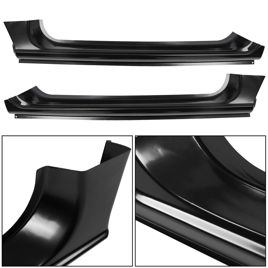 YIKATOO® Outer Rocker Panels Replacement Rust Repair Compatible with 1994-2002 Dodge Ram 1500 2500 3500 2 Door Extended Ext Club Cab -junior