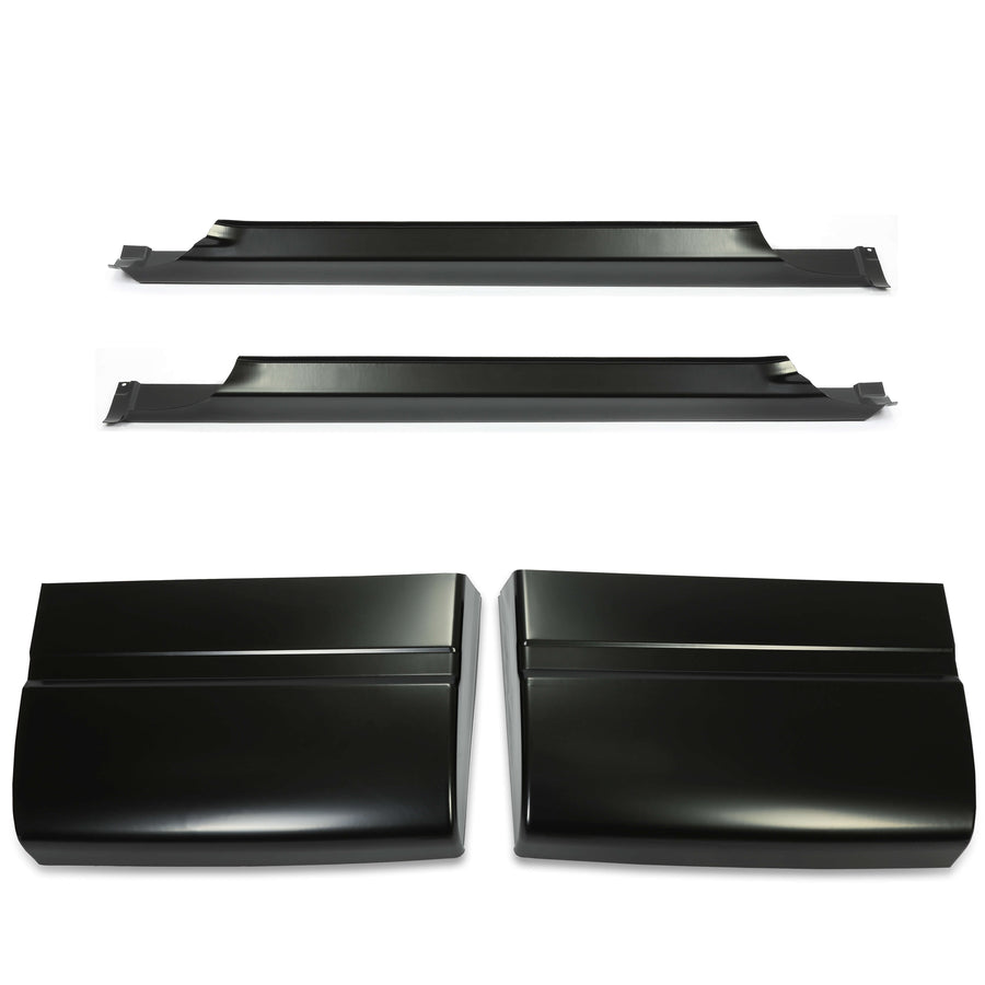 YIKATOO® Rocker Panel and Cab Corner Kit For 1988-1998 Chevy & GMC C/K 2500 3500 Extended Cab -junior