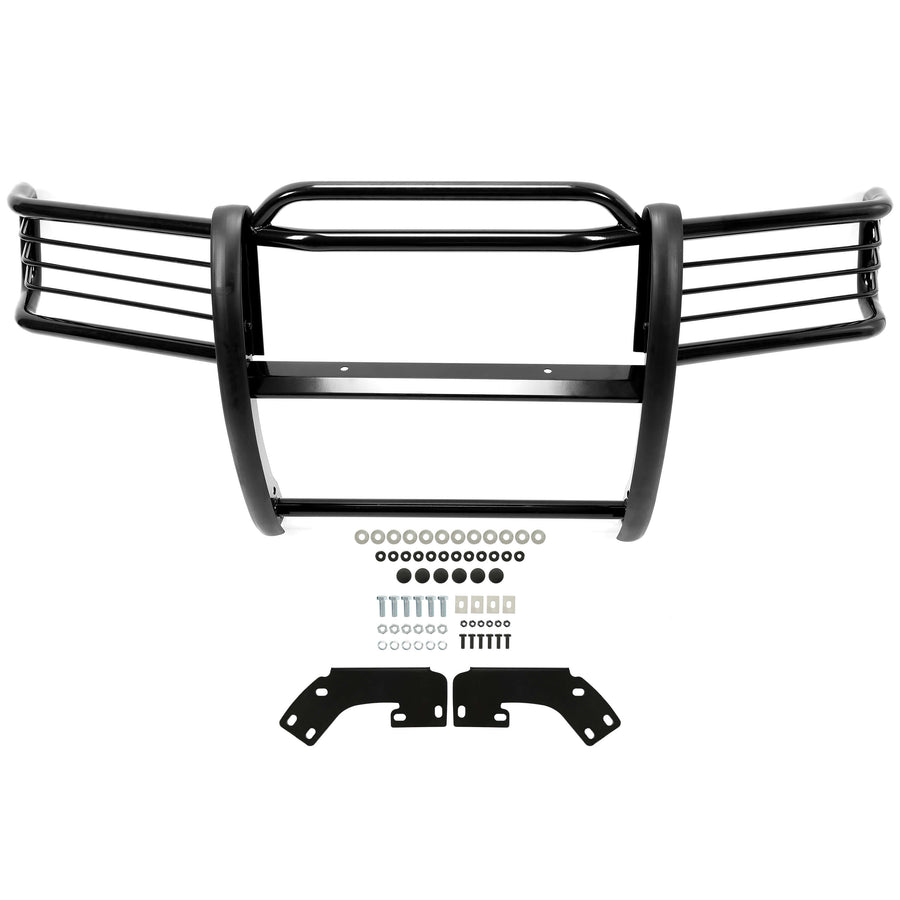 YIKATOO® Bumper brush Grill Grille Guard in Powder-Coated Black For 2001-2004 Nissan Frontier -junior