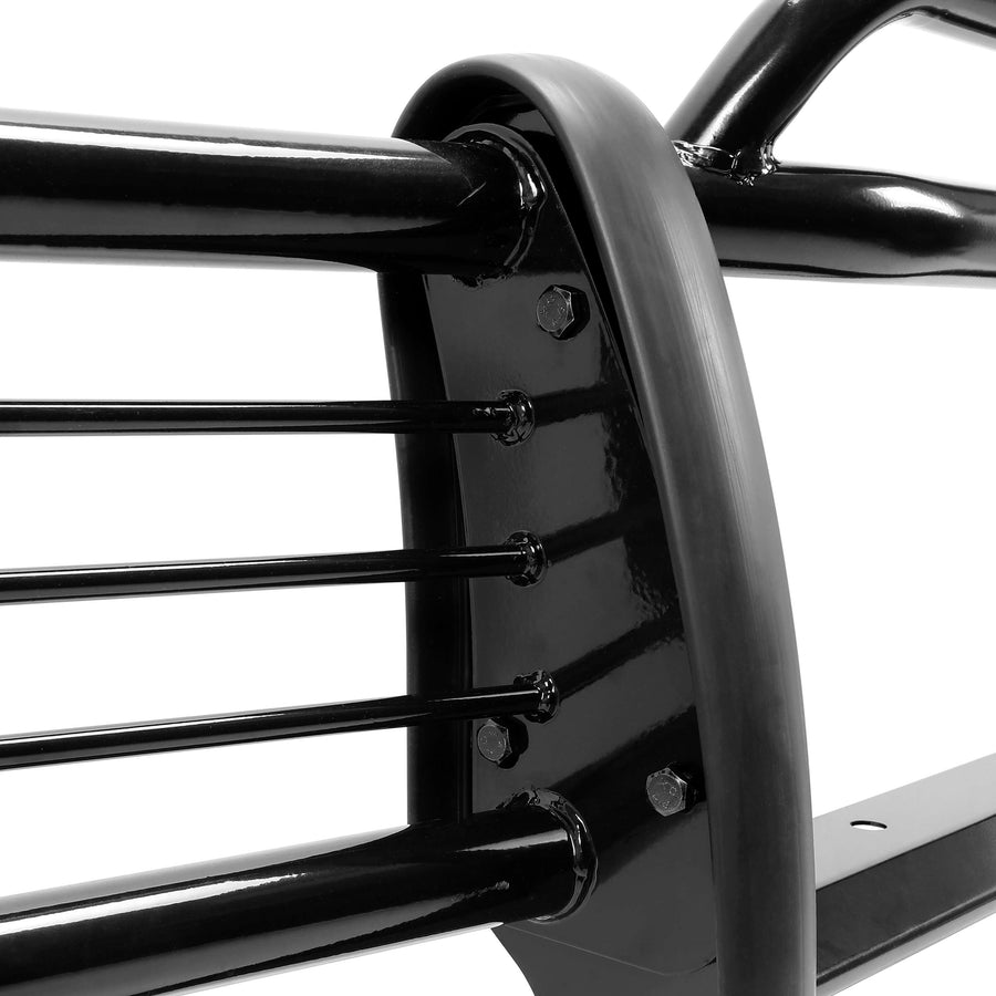 YIKATOO® Grille Guard Front Bumper Brush Guard Compatible with 1998-2004 Isuzu Rodeo Amigo Honda Passport Powder Coated Black Steel -junior