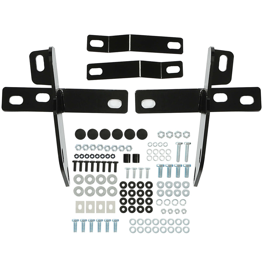 YIKATOO® Grille Guard Front Bumper Brush Guard Compatible with 1999-2004 Grand Cherokee Powder Coated Black Steel -junior