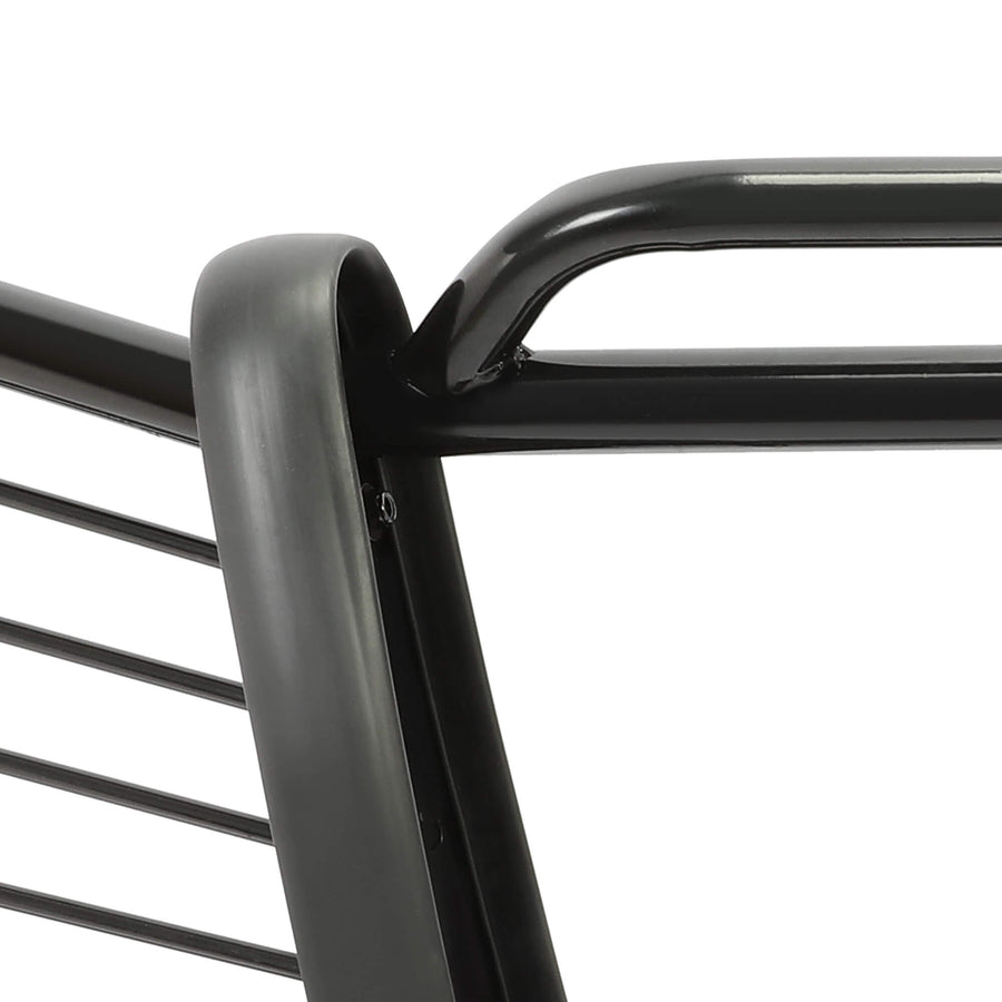 YIKATOO® Brush Guard Grille Guard Black Steel Compatible with 2002-2009 Chevy Trailblazer 2002-2009 Trailblazer EXT Trimming of Lower Air Dam Required -junior