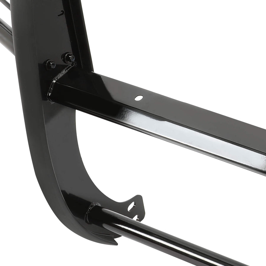 YIKATOO® Brush Guard Grille Guard Black Steel Compatible with 2002-2009 Chevy Trailblazer 2002-2009 Trailblazer EXT Trimming of Lower Air Dam Required -junior