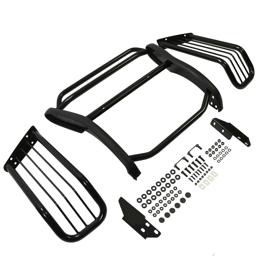 YIKATOO® Brush Guard Compatible with 2002-2005 Ford Explorer All 4-Door Models Black Steel Bumper Brush Grille Guard Protector -junior