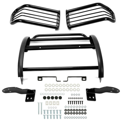 YIKATOO® Front Grille Guard Compatible with 1996 1997 1998 Toyota 4-Runner 4Runner Bumper Protector w/Hardware & Instruction -junior