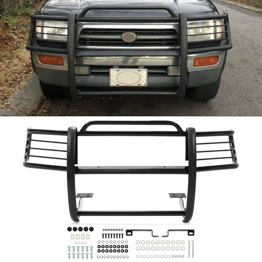 YIKATOO® Front Grille Guard Compatible with 1996 1997 1998 Toyota 4-Runner 4Runner Bumper Protector w/Hardware & Instruction -junior