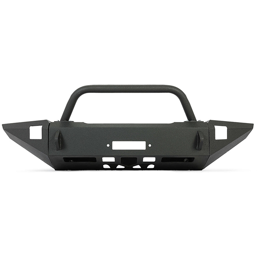 YIKATOO® Front Bumper Textured Black Steel W/ Bull Bar For 1997-2004 Dodge Dakota Durango -junior