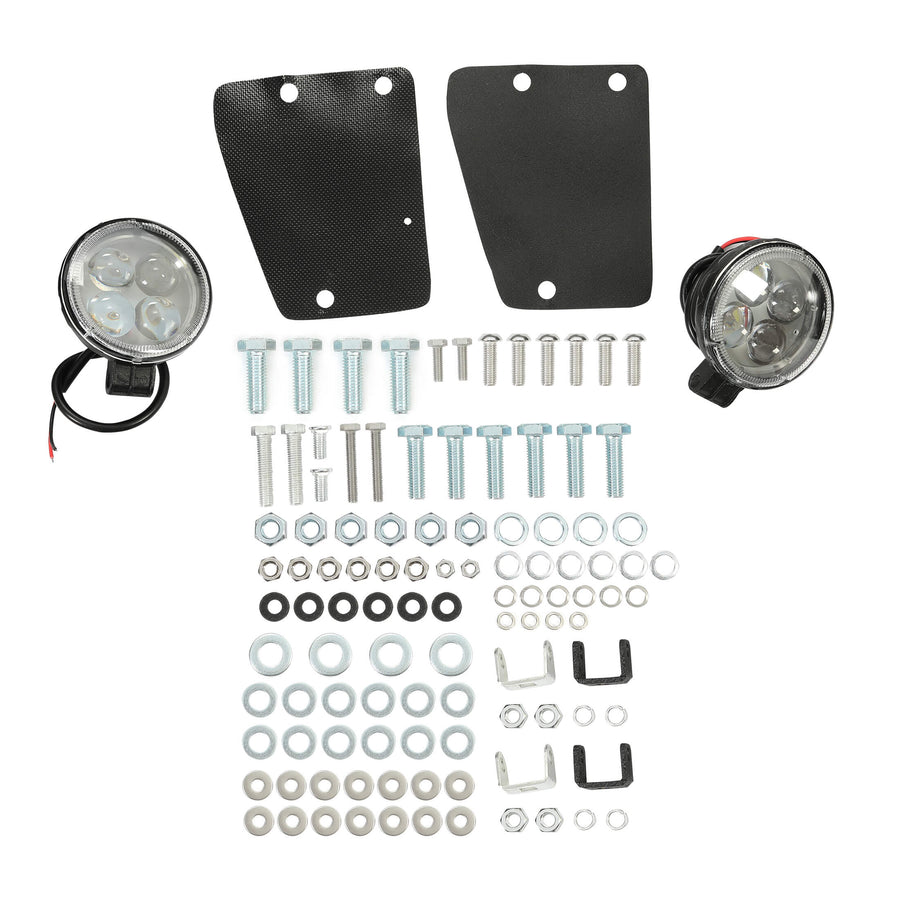 YIKATOO® Front Stinger Bumper Fit 1984-2001 Jeep Cherokee XJ Comanche MJ W/ Winch Plate &Lamp -junior