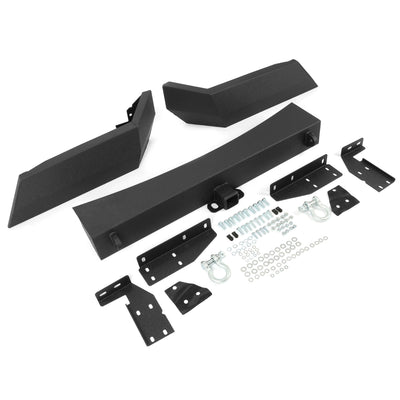 YIKATOO® Off-road Rear Bumper Compatible with 1999-2004 Jeep Grand Cherokee WJ with 2 Inch Hitch Receiver -junior