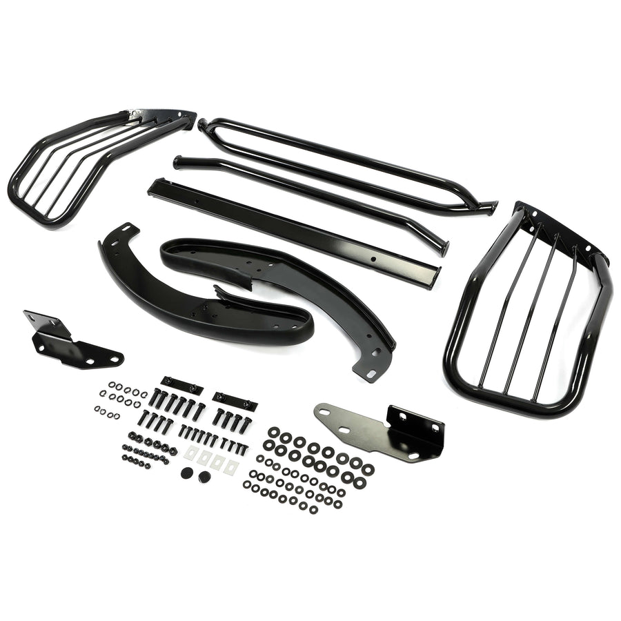 YIKATOO® Fits 2003-2017 Ford Expedition Grill Guard Brush Bumper Bar Black Push -junior