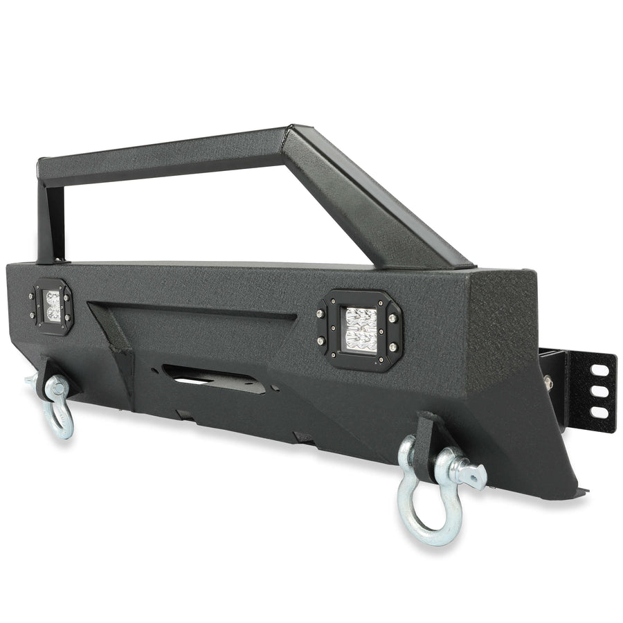 YIKATOO® Steel Stubby Front Bumper w/Winch Plate For 2010-2021 Toyota 4Runner 5th Gen -junior