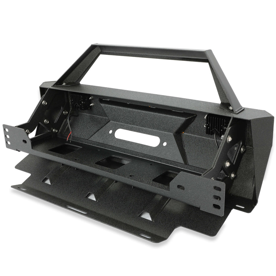 YIKATOO® Steel Stubby Front Bumper w/Winch Plate For 2010-2021 Toyota 4Runner 5th Gen -junior