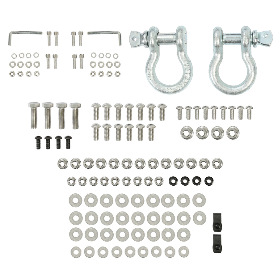 YIKATOO® Steel Stubby Front Bumper w/Winch Plate For 2010-2021 Toyota 4Runner 5th Gen -junior