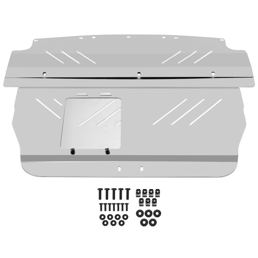 YIKATOO® Aluminum Engine Splash Shield Under Tray Skid Plate for Subaru WRX STI 2004-2007 -junior