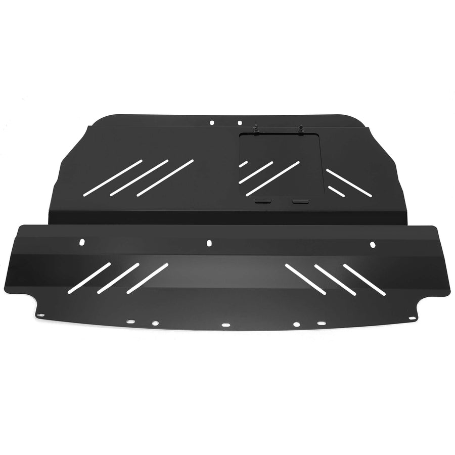 YIKATOO® Engine Splash Shield Under Tray Skid Plate Aluminum Fits Subaru WRX STI 2004-2007 -junior