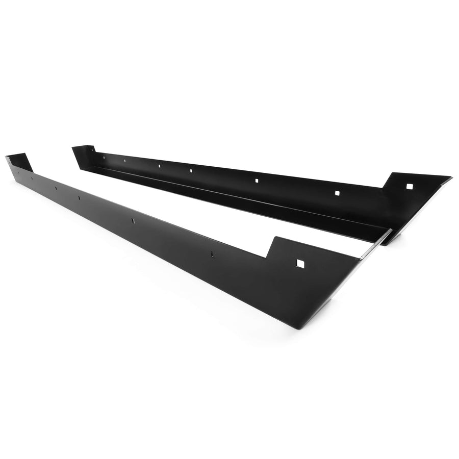 YIKATOO® 2PCS Black Steel Rock Sliders Rock Panel Fit Hmmwv M998 M1038 Powder Coated -junior