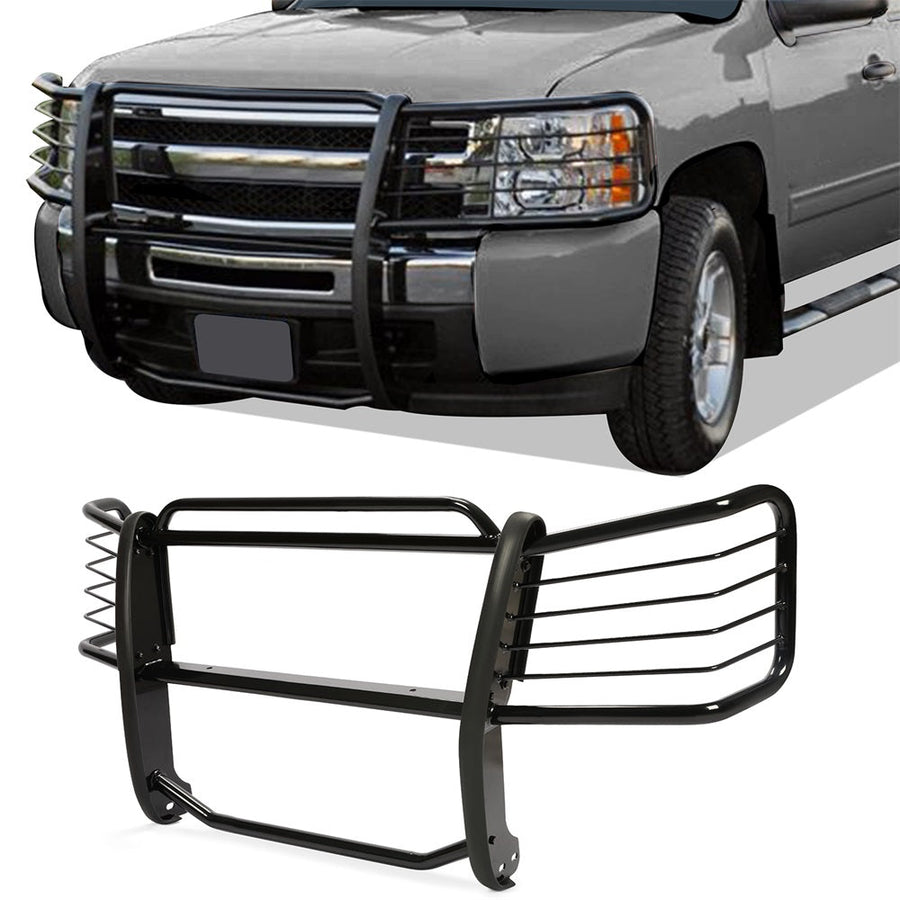 YIKATOO® Brush Grille Guard Compatible with 2002-2006 Chevy Avalanche 1500 (with Body Cladding) -junior