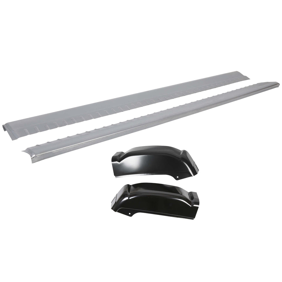 YIKATOO® Extended Cab Rocker Panels & Cab Corners For Chevy Silverado GMC Sierra 1999-2007 -junior