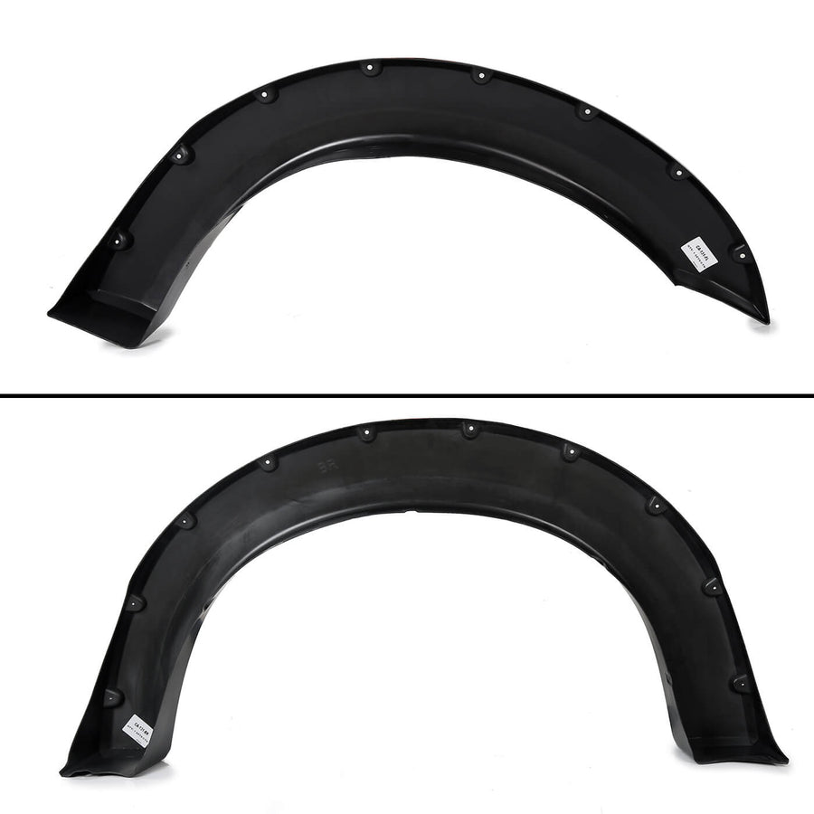 YIKATOO® Ford 1999-2007 F250 F350 Super Duty 4PC Pocket Rivet Style Fender Flares Black -junior