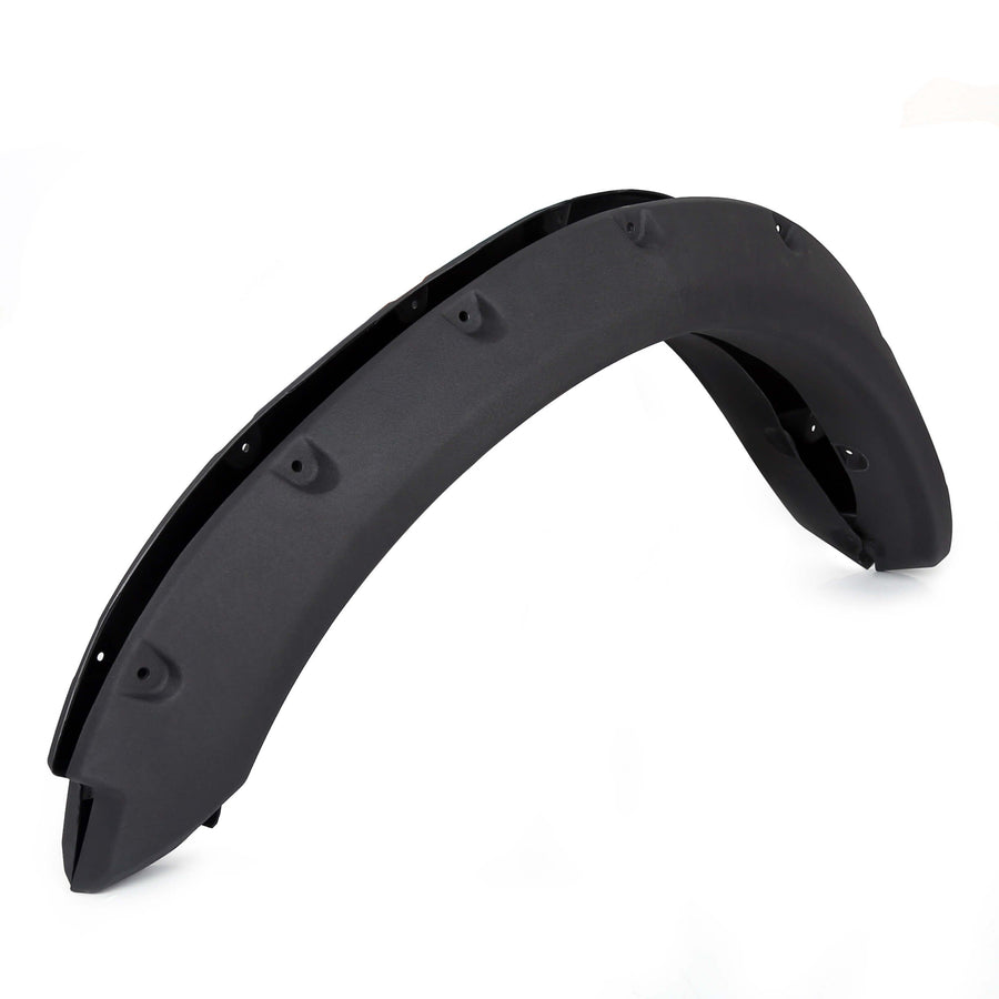 YIKATOO® Black Fender Flares Cover Wheel Cover Protector Compatible with 2009-2018 Ram 1500 Pocket Rivet Style Bolt On 4Pc -junior