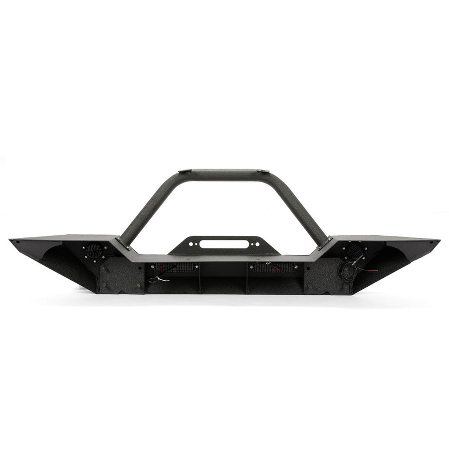 YIKATOO® Front Bumper for 2007-2018 Jeep Wrangler JK,with LED Lights -  junior
