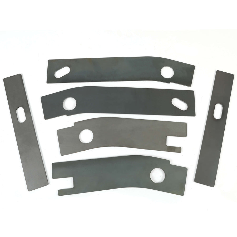 YIKATOO® 6pc Frame Repair Rusted Shackle Weld Plate Rear for 1986-1995 Jeep Wrangler YJ -junior