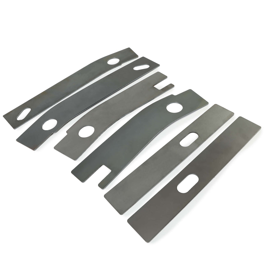 YIKATOO® 6pc Frame Repair Rusted Shackle Weld Plate Rear for 1986-1995 Jeep Wrangler YJ -junior