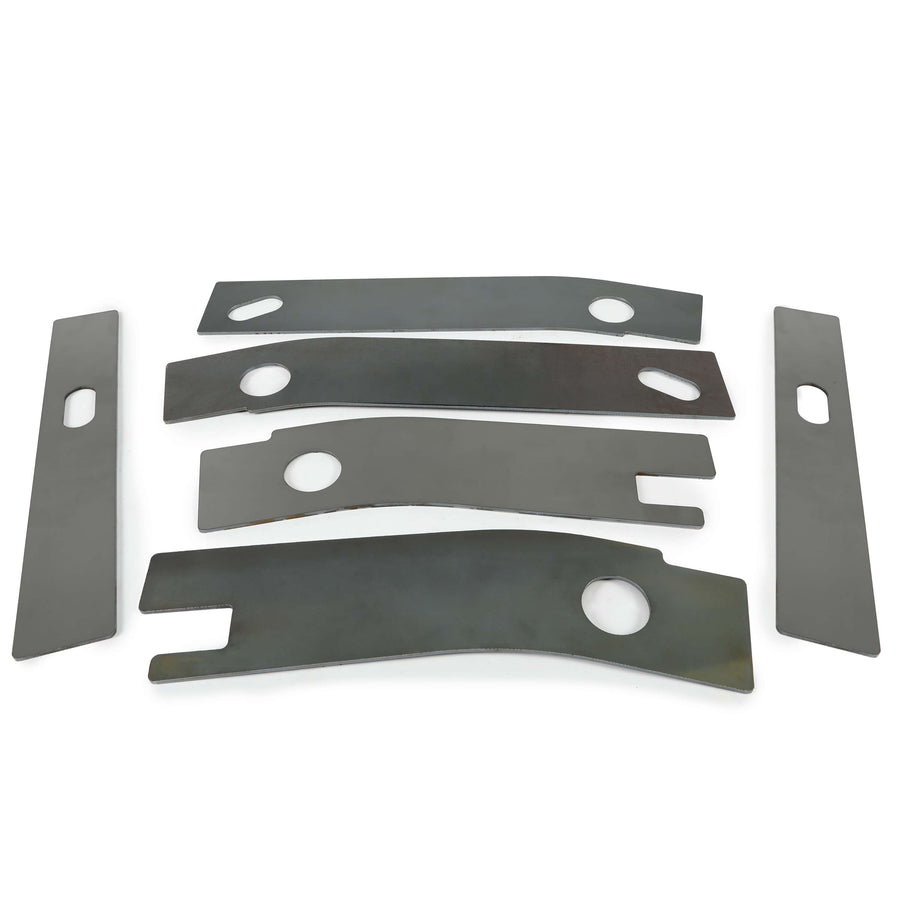 YIKATOO® 6pc Frame Repair Rusted Shackle Weld Plate Rear for 1986-1995 Jeep Wrangler YJ -junior