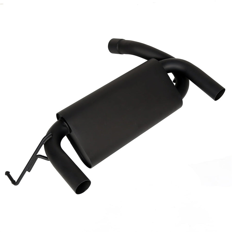 YIKATOO®  Flat Black Dual CatBack Exhaust Muffler System for 2007-2017 Jeep Wrangler  2/4DR-junior