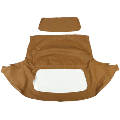 YIKATOO® Convertible Soft Top & Plastic Window Tan Cabrio For 1990-03 04 2005 Mazda Miata -junior