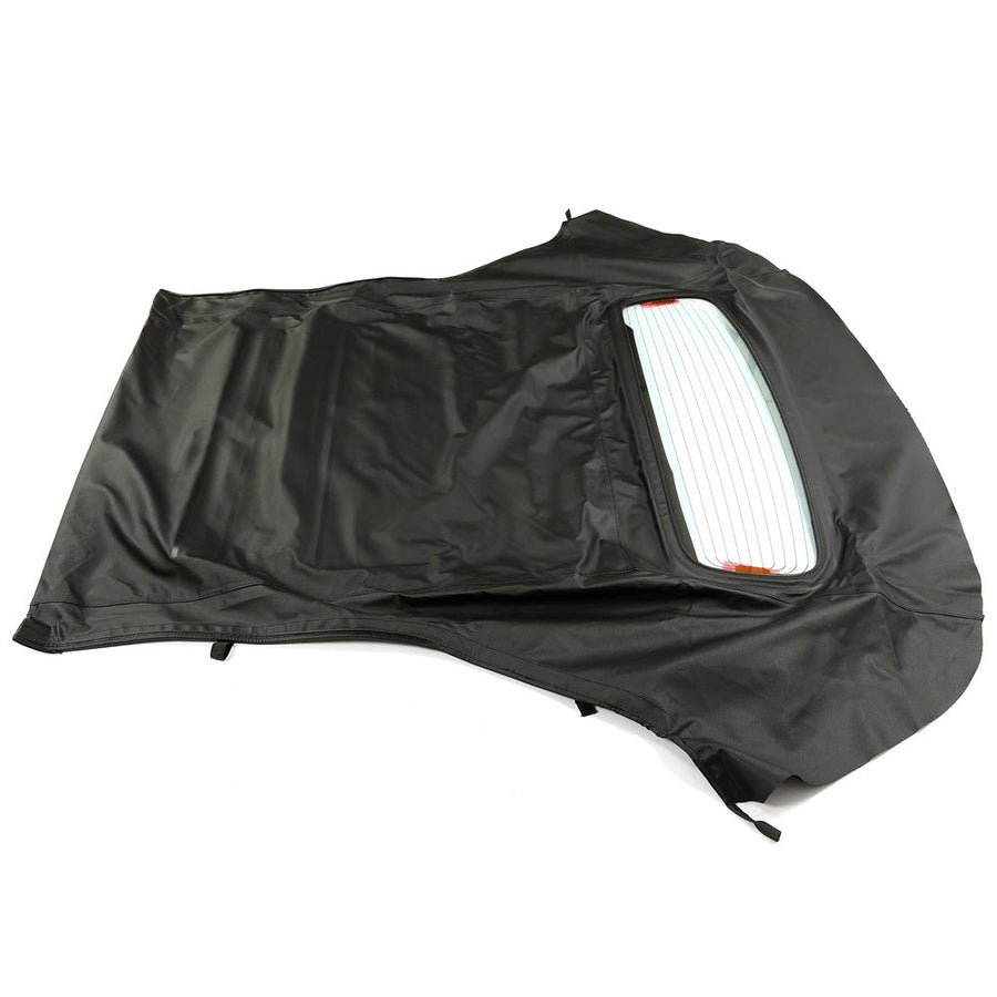 YIKATOO® Black Canvas Soft Top w/ Heated Glass Window For 2005-2014 Ford Mustang Convertible -junior