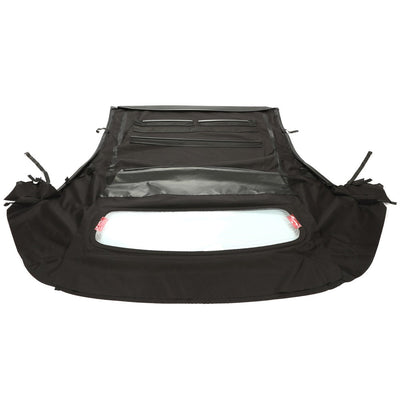 YIKATOO® Black Canvas Soft Top w/ Heated Glass Window For 2005-2014 Ford Mustang Convertible -junior