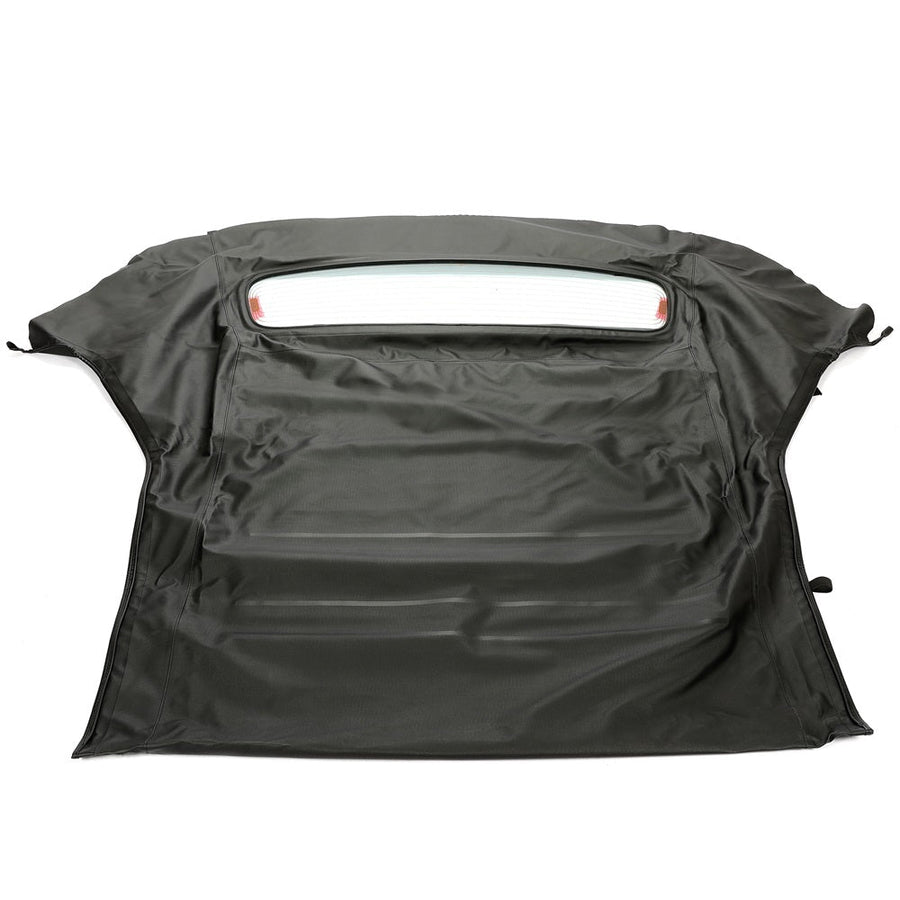 YIKATOO® Black Canvas Soft Top w/ Heated Glass Window For 2005-2014 Ford Mustang Convertible -junior